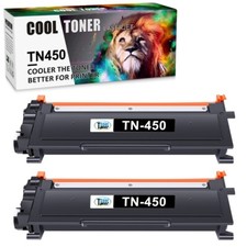 2 Pack TN450 TN-450 TN420 Toner for Brother HL-2270DW 2280DW 2220 2240 MFC-7360