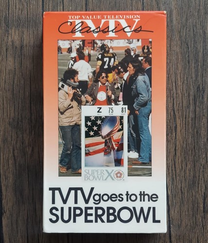 TVTV Goes to the Superbowl VHS Dallas Cowboys Pittsburg Steelers Bill Murray