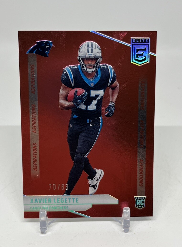 2024 Panini Donruss Elite Xavier Legette RC #113 Aspirations /83