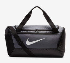 NIKE BRASILIA TRAINING GYM DUFFEL BAG BA5957-026 - GREY - 51x28x28CM - 40L