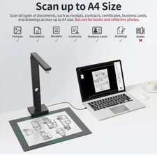 CZUR Lens 800 Pro Portable Document Scanner 8MP Document Camera Tested Working