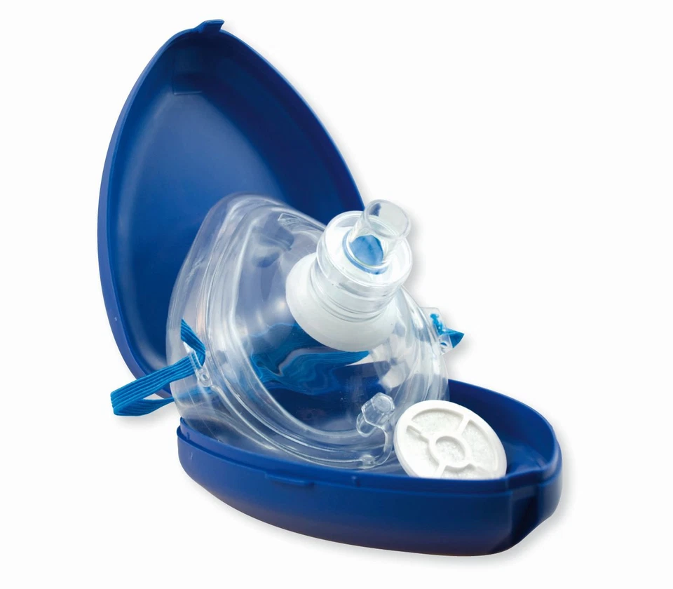 HUM AERObag Taschenbeatmungsmaske Beatmungsmaske CPR Taschenmaske EH Beatmungshilfe