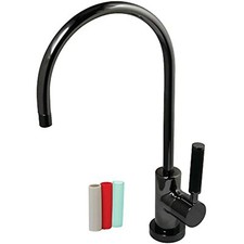 Kingston Brass NS8190DKL Onyx Water Filtration Faucet, Black Stainless Steel