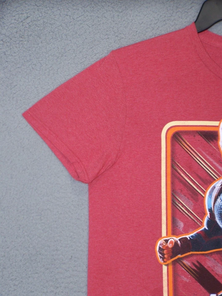 Camisa Avengers Adulto Grande Roja Gráfica Manga Corta Marvel Comics Ropa Activa Hombres Foto 4 de 4