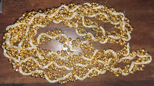 8FT Garland Gold Bead  Decorative Rope Wedding Xmas Decoration