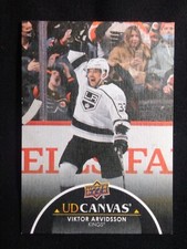 2021-22 UD Extended Series Viktor Arvidsson Black Canvas #C306 LA Kings 🏒🥅