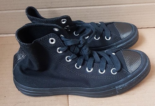 Zapatillas deportivas Converse All Star unisex altas negras Reino Unido 5, EUR 38 (C4) - Imagen 3 de 5