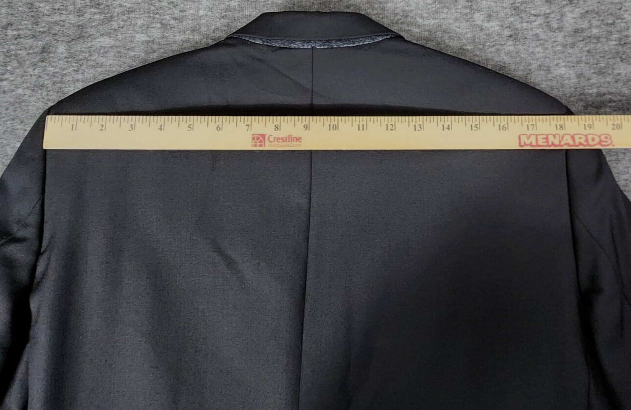 Peter Millar Mens 42R Blazer Wool Black Suit Coat… - image 20