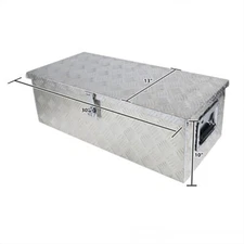 LABLT 30" Aluminum Truck Trunk Pickup Bed Trailer ATV Lockable Storage Tool Box