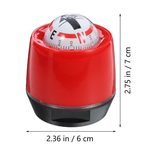 Compass Ornaments Car Clinometer Direction Indicator Mount for Windshield - Picture 10 of 12