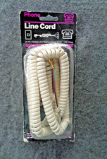 Vintage PACIFIC Telephone Replacement Cord 25ft Ivory
