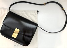 FIRM PRICE Auth CELINE Classic Smooth Calfski...