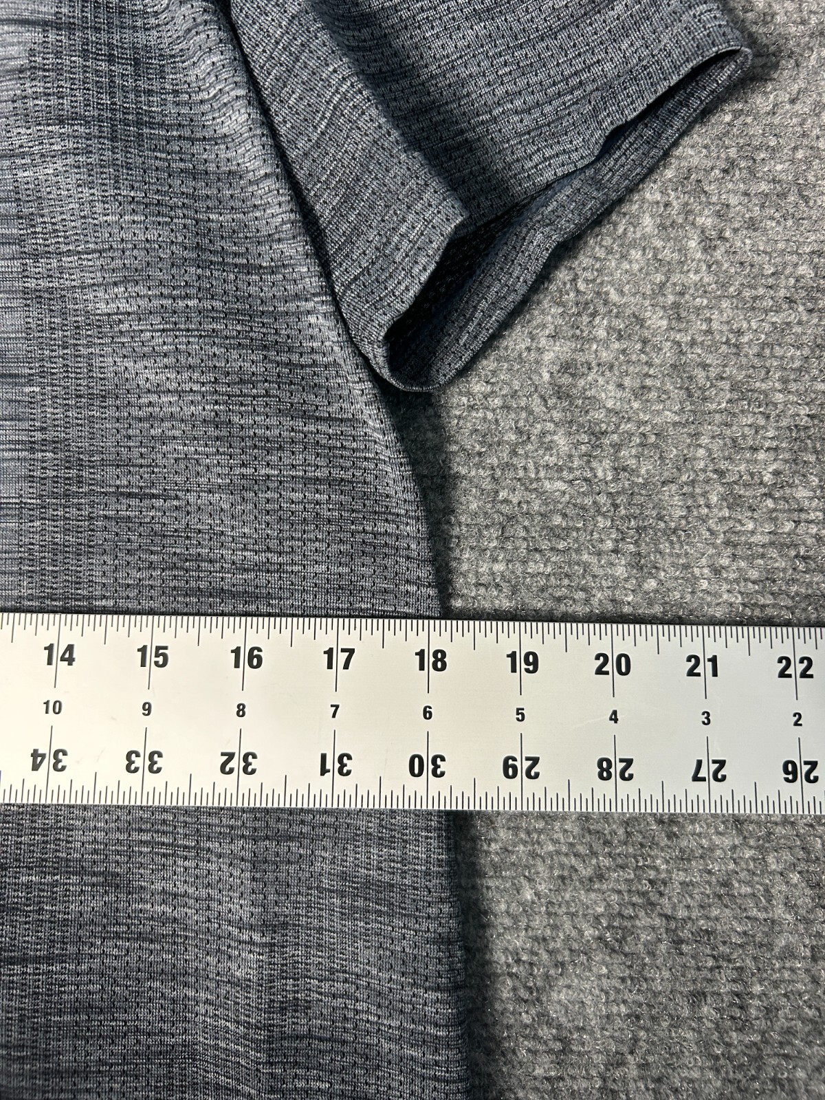 Under Armour T-Shirt Men's L Gray UA Threadborne HeatGear Fitted S/S Pullover