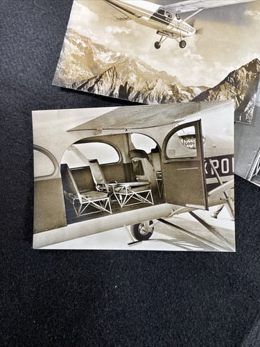 Vintage 60er Pilatus Flugzeugwerke Schweiz Post Fotos Postkarte Ephemera selten - Bild 6 von 13