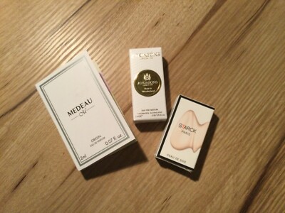 NEU Parfum Proben Atkinsons, STARCK, MEDEAU
