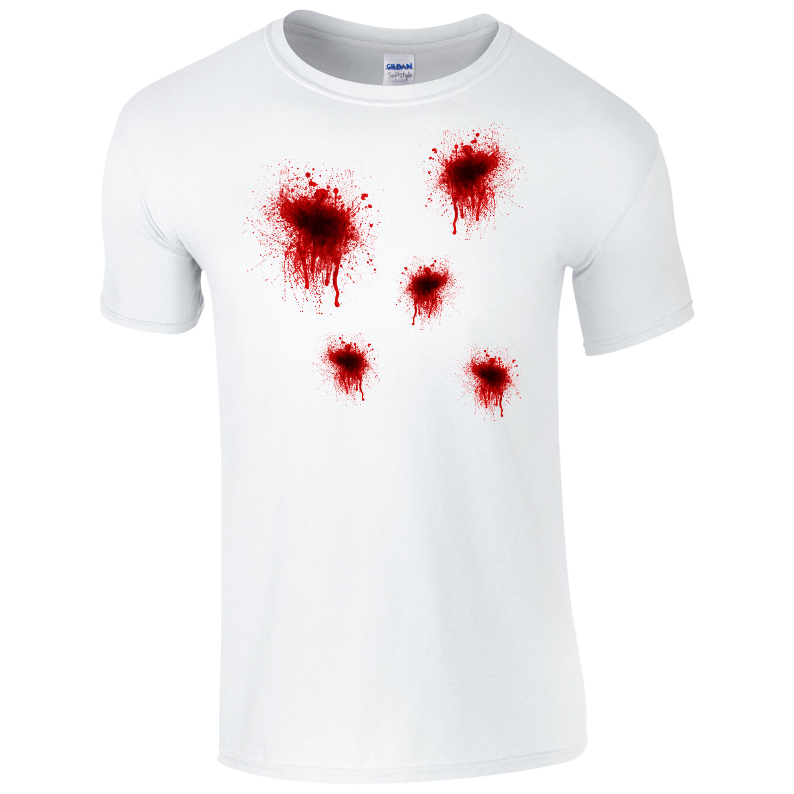 Acheter Pas Cher Taches De Sang T Shirt Horreur Splatter Gun Blessures  Halloween Fantaisie Robe Hommes Top Drôle Livraison Gratuite Casual Tee Du  11,61 € | Fr.dhgate