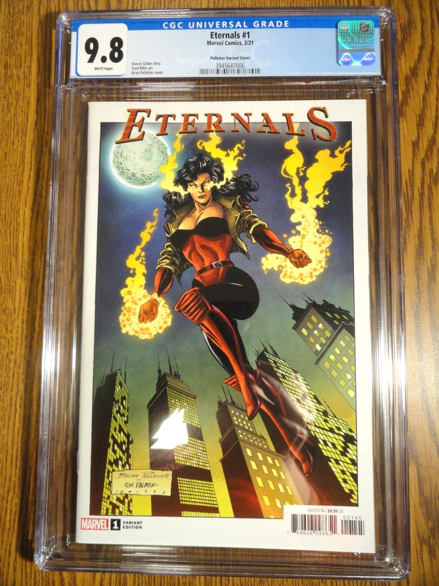 Eternals #1 Pelletier Sersi Variant Cover CGC 9.8 NM/M Gillen 1st