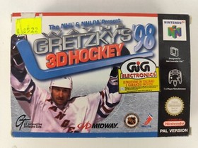 Wayne Gretzky's 3D Hockey 98 Gig Nintendo 64 N64 Nes Pal Mib 1997 Deadstock