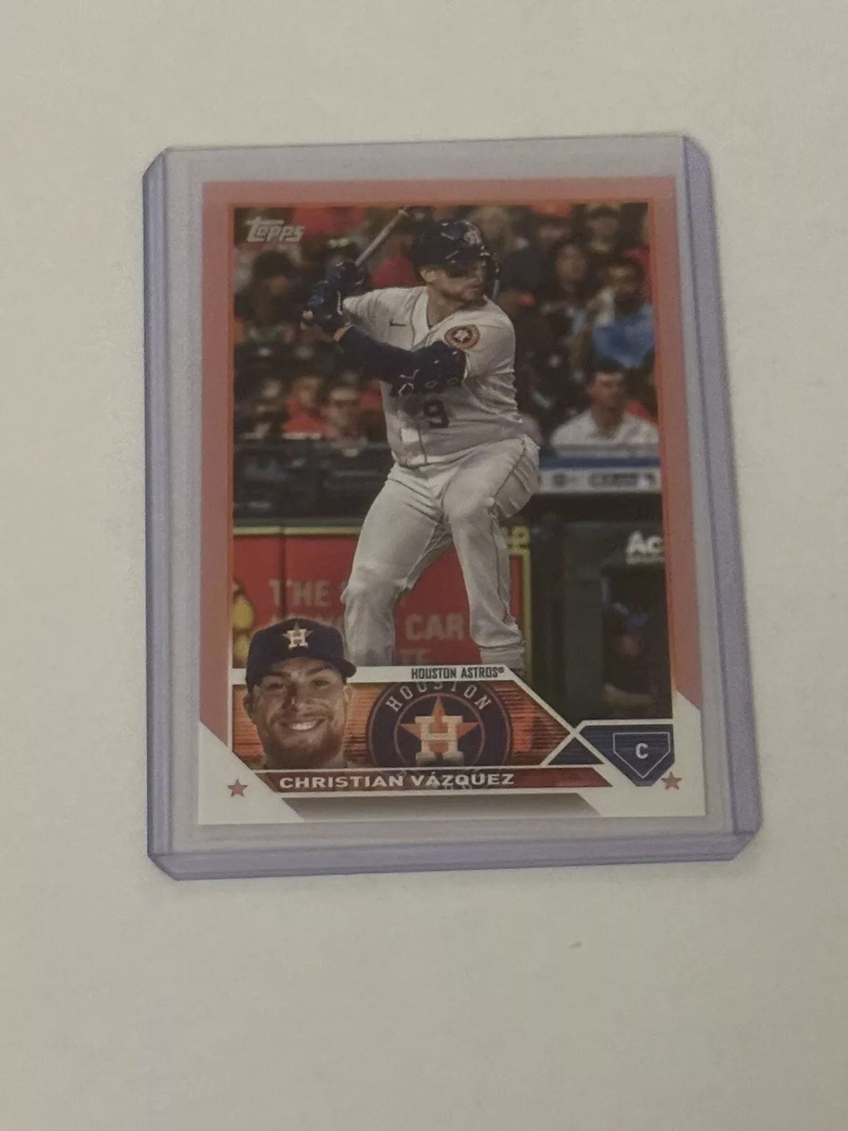 Christian Vazquez trading card