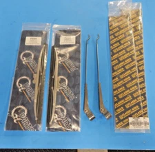 Pair New Stainless Wiper Arms & Blades Austin Healey Sprite 1958-1967 Inc Bugeye