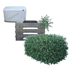 TRiCC utility cover Model 3656ABB- Faux Shrub GENRATOR-POOL Equipment Cover-NEW