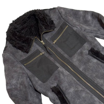 Japanese label double name mouton jacket