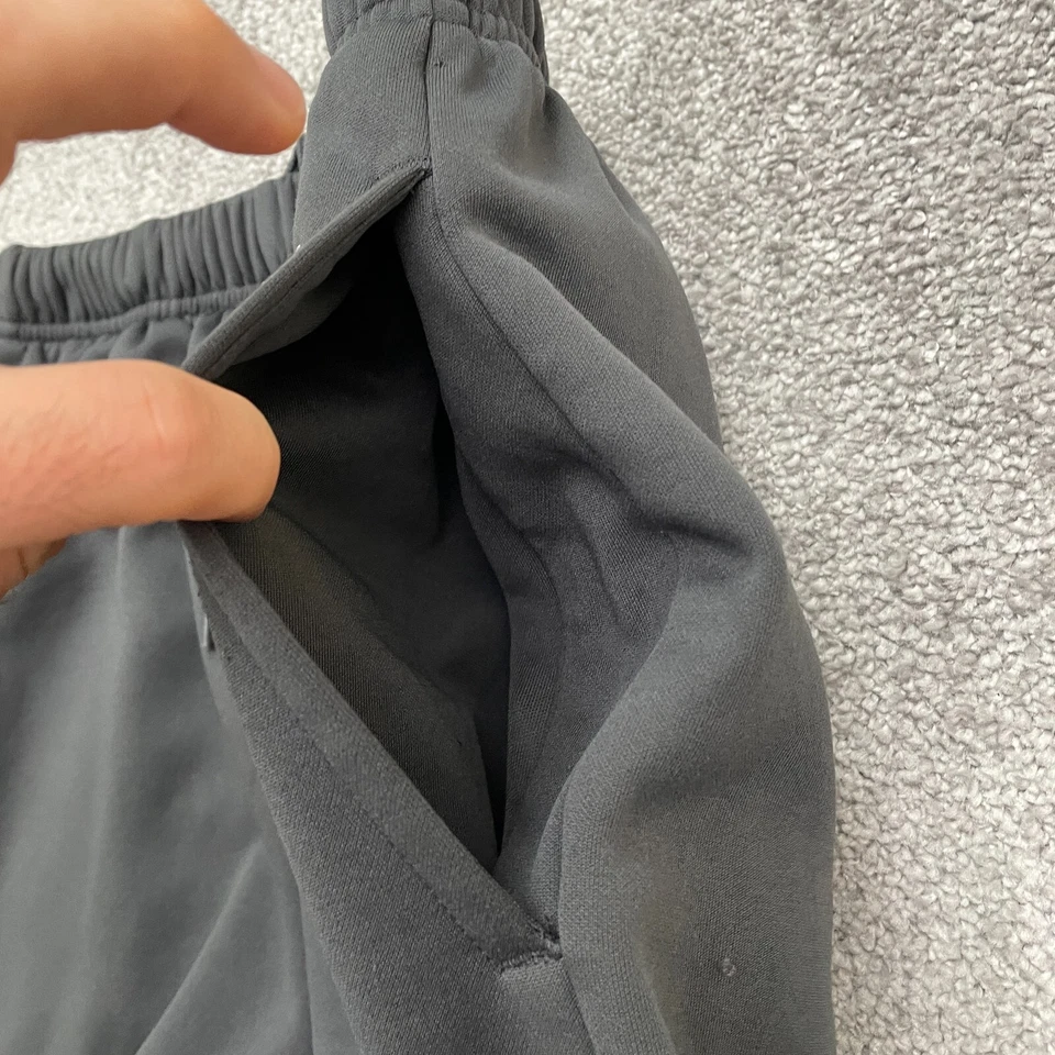 Pantalones deportivos Badger para hombre grandes negros oscuros con cordón recto activos 26x31 Foto 3 de 4