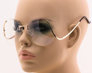 rimless oversized glasses