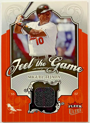 2006 Fleer Ultra Feel The Game Miguel Tejada  #FG-MT NM/MT BALTIMORE ORIOLES