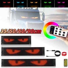 1/2X Camión-Específico Ojo del Diablo Pantalla LED Coche Ojo Luz LED Dinámica Camión