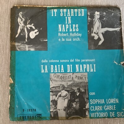 ROBERT HOLLIDAY: It Started In Naples/LA BAIA DI NAPOLI   Everest 9-19370  ITA