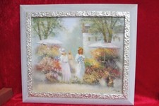 Peinture, Marché Aux Fleurs, Très Belle, Image De Haute Qualité, Signée