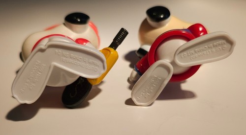7x Vintage Figures Disney Mickey Minnie Mouse Snoopy Jazz Man Tetley Toy Statues - Foto 14 di 18
