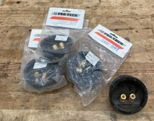 3 Pack Speaker Box Enclosure Terminal Cups with Twist Connectors BRASS