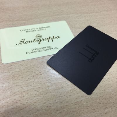 Montegrappa and Dunhill Pack guarantees