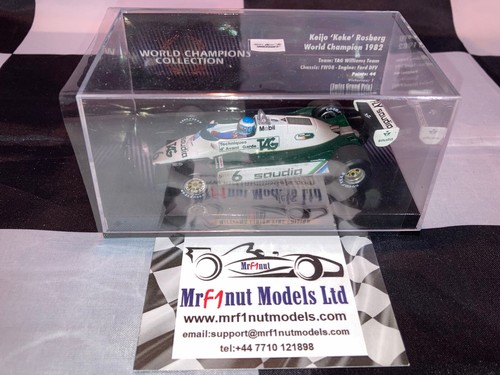 1:43 Minichamps #436826606 Keke Rosberg Williams FW08 World Champion 1982 - Picture 8 of 8