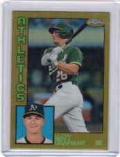 2019 Topps Chrome Matt Chapman 1984 Gold Refractor SSP /50 84TC-8 Athletics