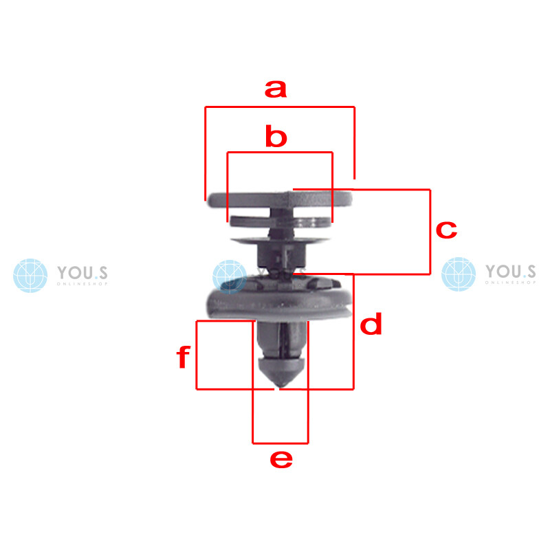 Audi A3 8l 10 X YOU.S Original Zierleisten Befestigungs Clips Für AUDI Zierleisten Clips