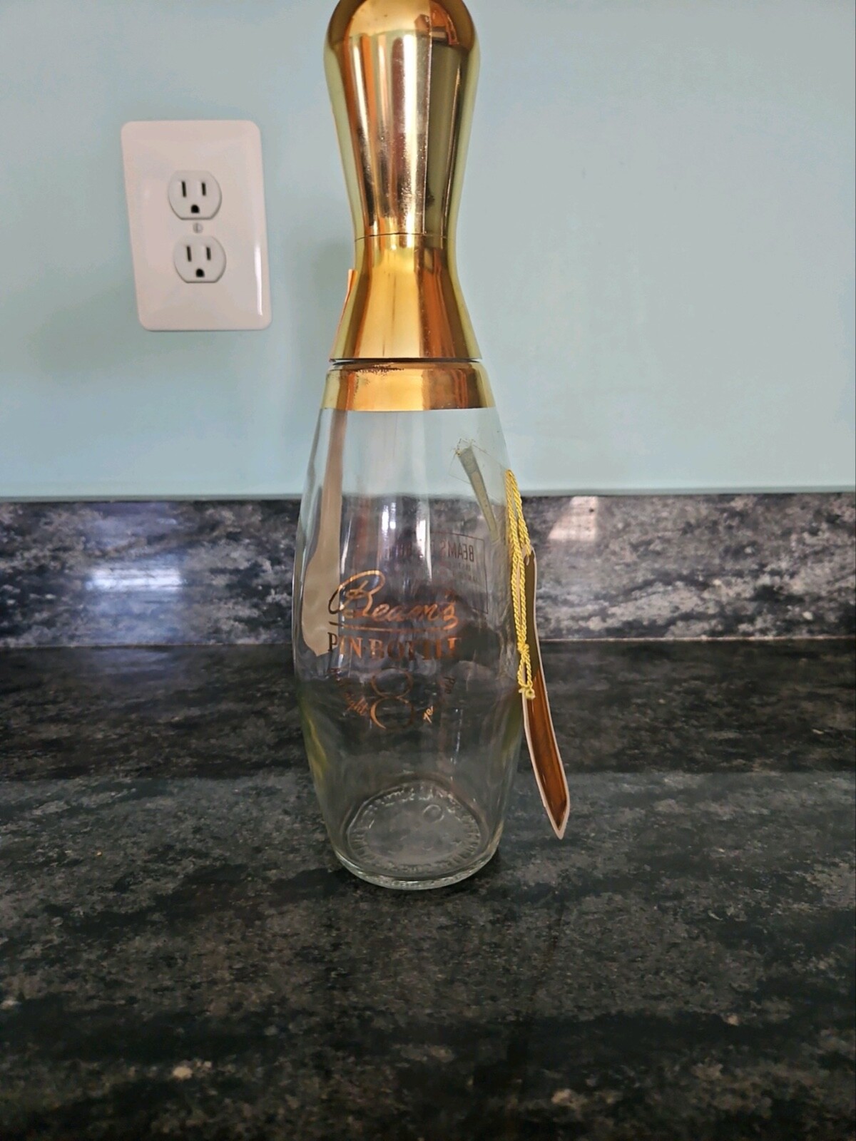 Vintage JIM BEAM Bowling Pin Whiskey Empty Decanter Bottle eBay