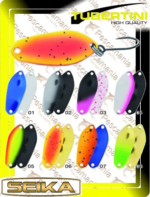 Seika CARAN trout Spoon gr.3,6 artificiale trota area game Ondulante