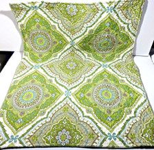 Standard Pillow Sham Cover 26 x 20 Green Turquoise