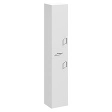 Nuie Mayford Tall Boy Unit 350mm Wide x 300mm Deep - Gloss White
