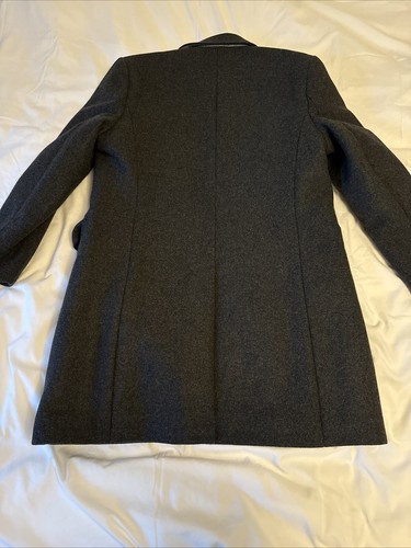 J Crew Thompson Wool Blend Topcoat Jacket Men's 40s Gray H1012 - Picture 6 of 6
