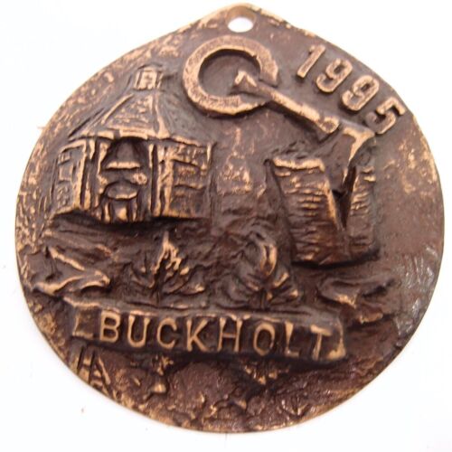 Medal Plakietka Brąz Sztuczny odlew 9 cm Buckholt 1995 Relief Odlewnia sztuki - Zdjęcie 1 z 2
