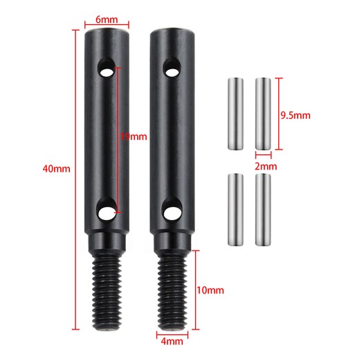 Extended Portal Axle Drive Hard Steel Stub Shaft +10mm For 1:10 RC TRX4 TRX-4 US - Picture 7 of 18
