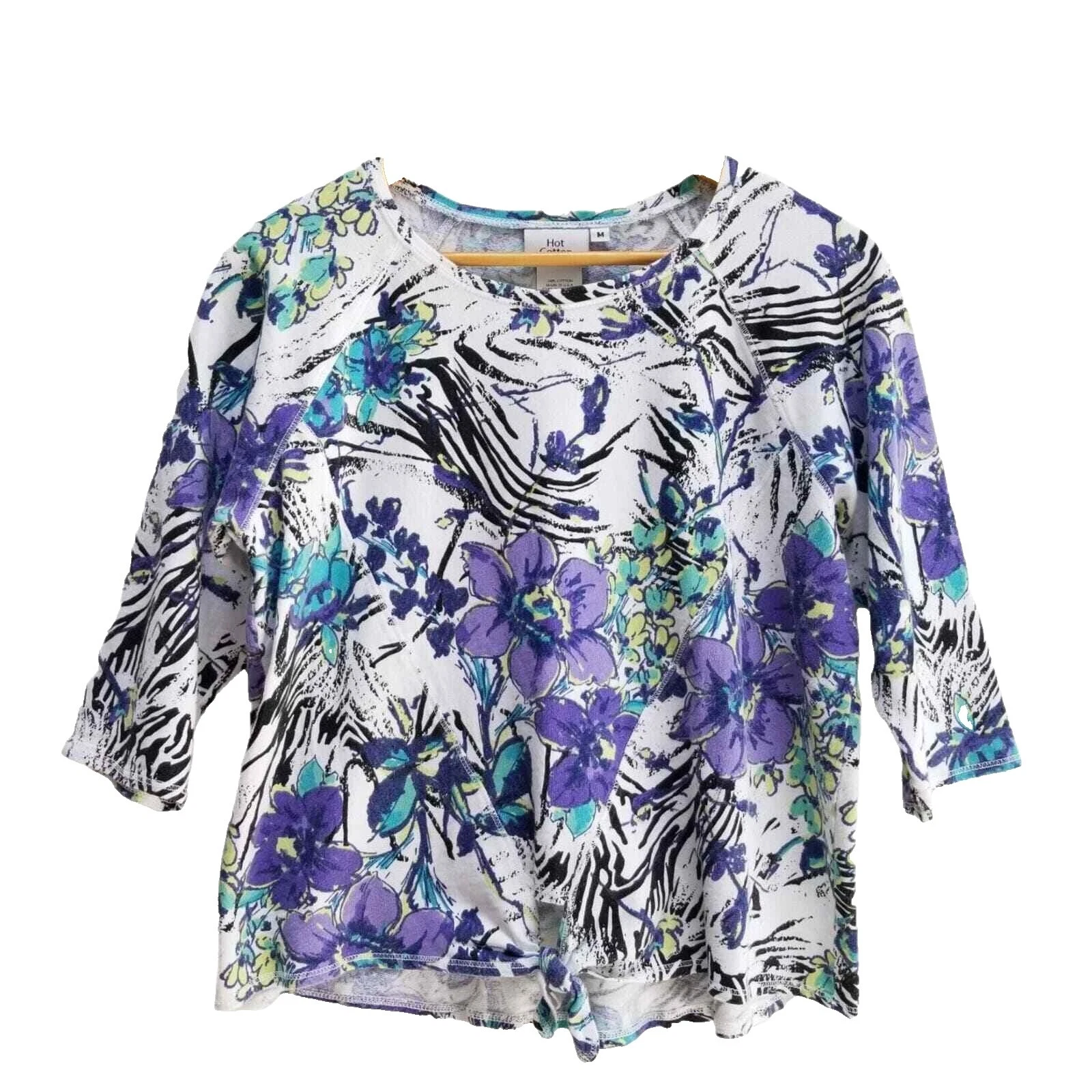 Prendas para mujer de algodón floral