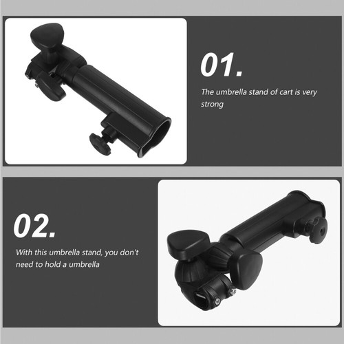 Umbrella Holder Adjustable Cart Trolley Bike Umbrella Stand Attachment - Picture 12 of 12