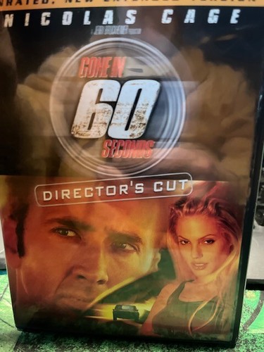 Gone in 60 Seconds (DVD, 2005, Directors Cut Unrated), Watched Once