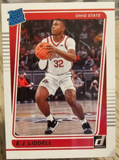 2022 Panini Chronicles Draft Picks Donruss E.J. Liddell RC #8 Pelicans