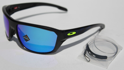 OAKLEY Split Shot POLARIZED Sunglasses Matte Black Green/Prizm